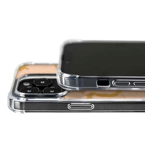 Pink Gold and Black Marble iPhone 16 Pro MagSafe Case